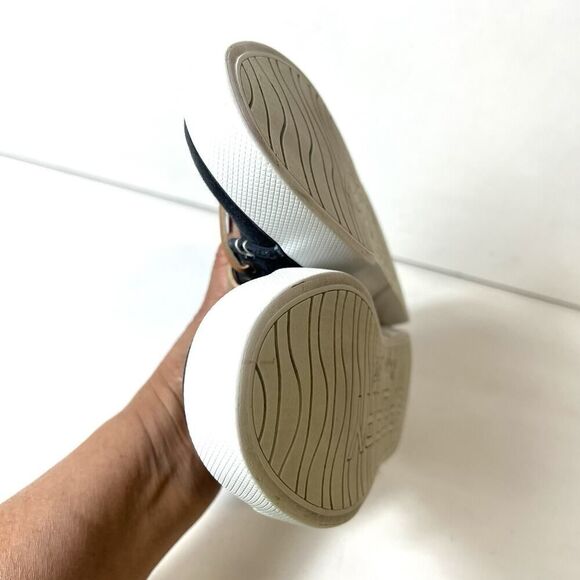 Sperry Top Sider Women Gray Comfort Casual Sneaker Size 8.5M Slip On Canvas Shoe - Picture 7 of 12